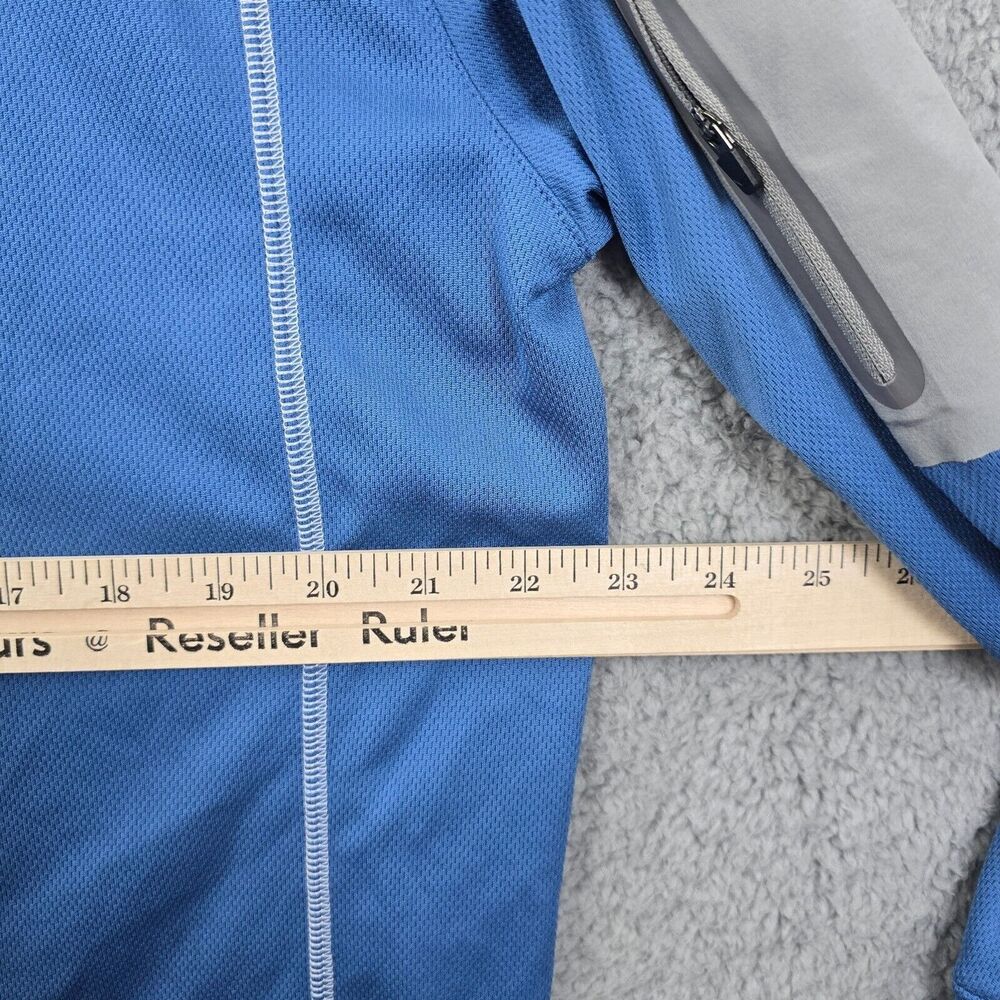 TGW Golf Blue Long Sleeve Shirt 1/4 Zip Pullover Size L - Picture 8 of 9